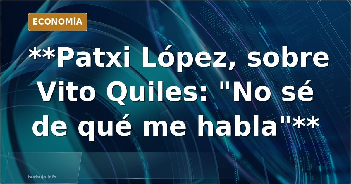 Vito quiles lo vuelve a hacer y sin estar presente en la sala.