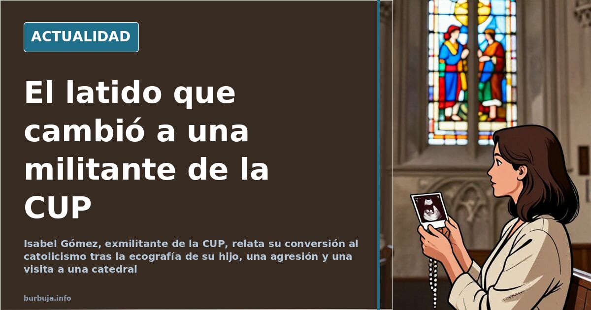 Interior de una catedral española con luz natural y una ecografía sobre una mesa en primer plano