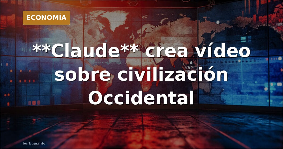 Piden a Claude que haga un vídeo sobre las civilización Occidental. Opinad vosotros mismos