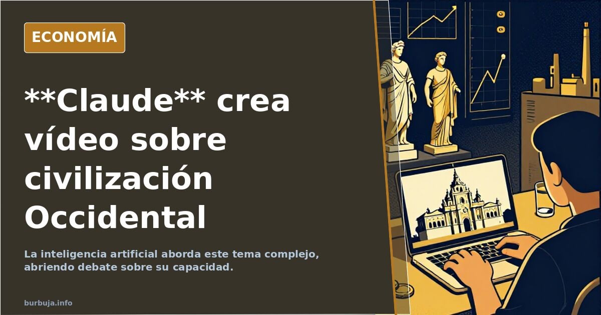 Piden a Claude que haga un vídeo sobre las civilización Occidental. Opinad vosotros mismos