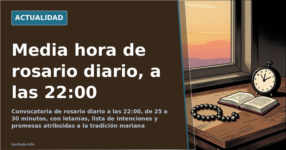 Daily Rosary at 10 PM: The nightly ritual