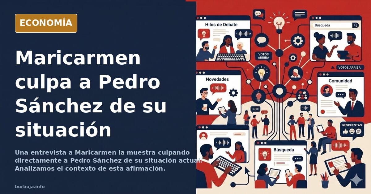 Jajaja jajaja sale a la luz un fragmento de la entrevista de TVE a plumarmen y le preguntan a quien culpa de su situación "a Pedro Sánchez"
