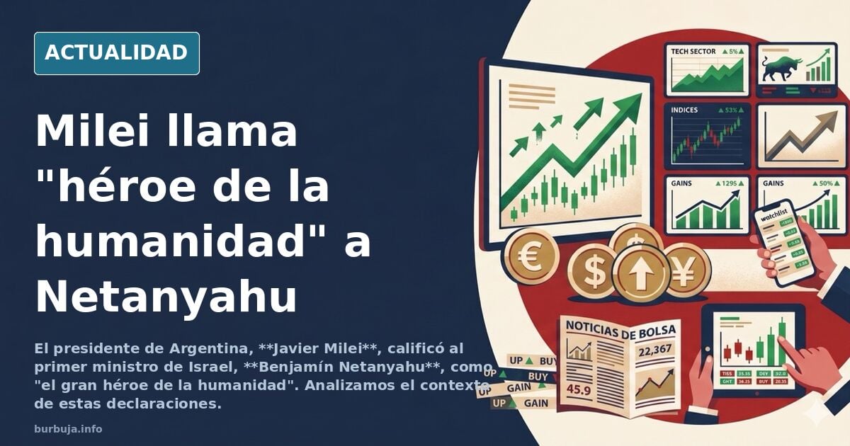 Milei llama al presidente de Israel héroe de la humanidad
