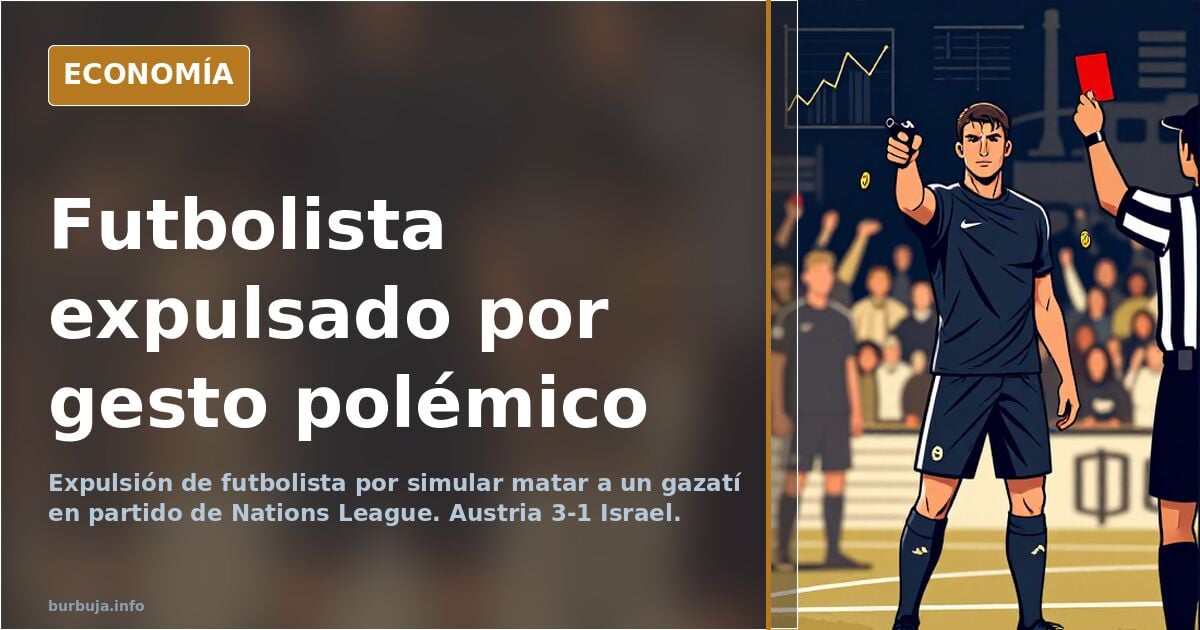Futbolista narigudo expulsado por simular acabar a un gazatí