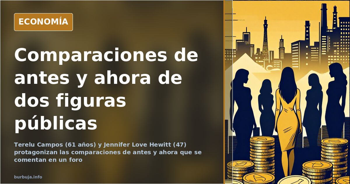 Ilustración sobre el paso del tiempo y las comparaciones de antes y ahora