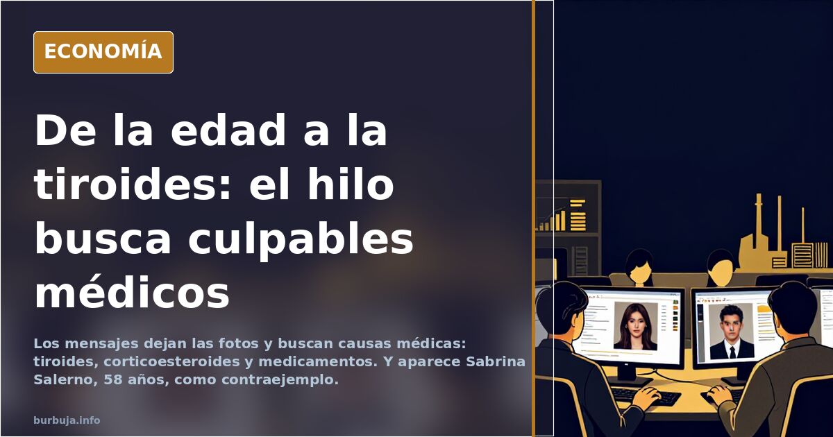 De la edad a la tiroides: el hilo busca culpables médicos