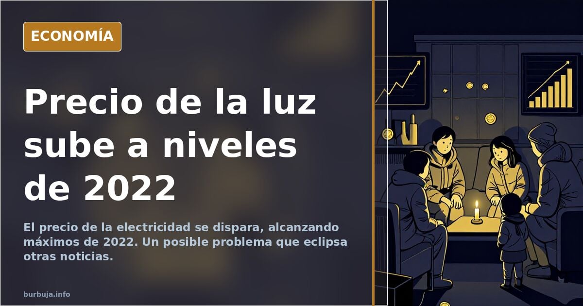 Precio de la luz en máximos , y todos hablando de noticias de guano