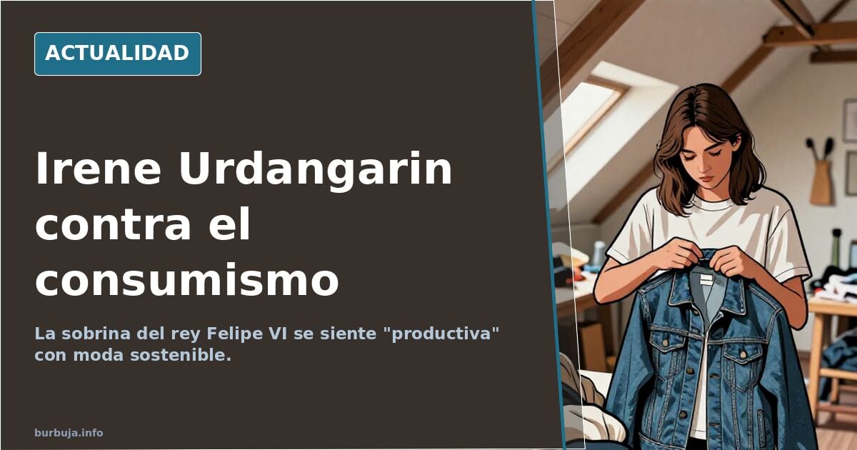 La sobrina del rey Felipe VI, Irene Urdangarin saca su lado 'influencer' y lanza un mensaje contra el consumismo: "Me siento productiva"