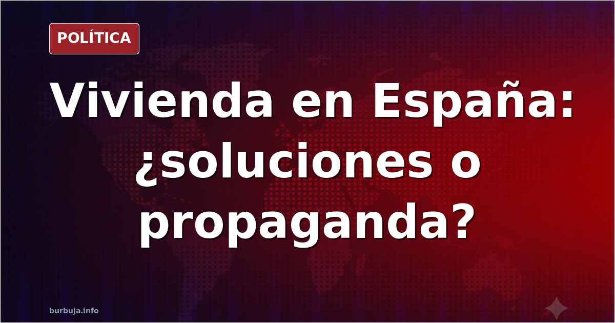 Tengo algunas soluciones originales para lo del desahucio de Maricarmen (Cristian Campos en El Hapañol)