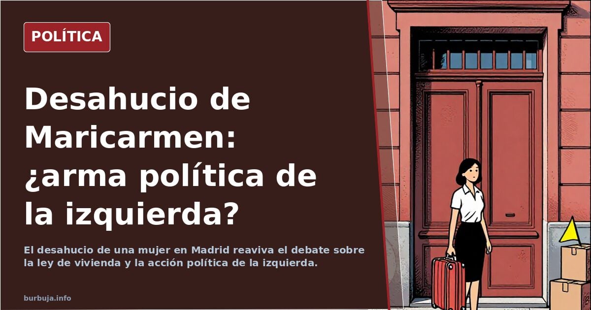 Maricarmen es el nuevo Excalibur (Jorge Sanz Casillas en El Debate)