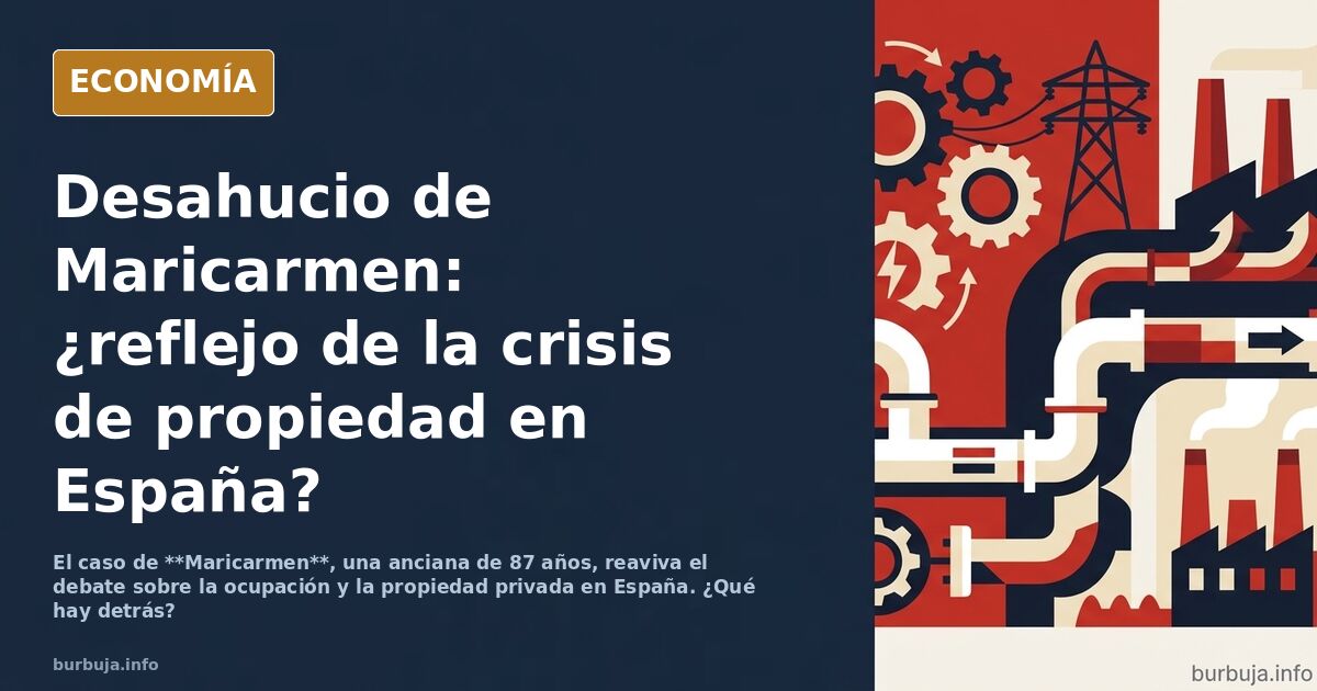 TODOS los problemas que tiene españa se resumen con el deshaucio de mar1carmen: