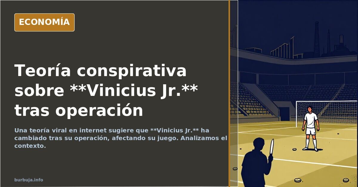 Murió Vinicius JR ? Existe una teoría, tras la operación parece otro y ha olvidado jugar
