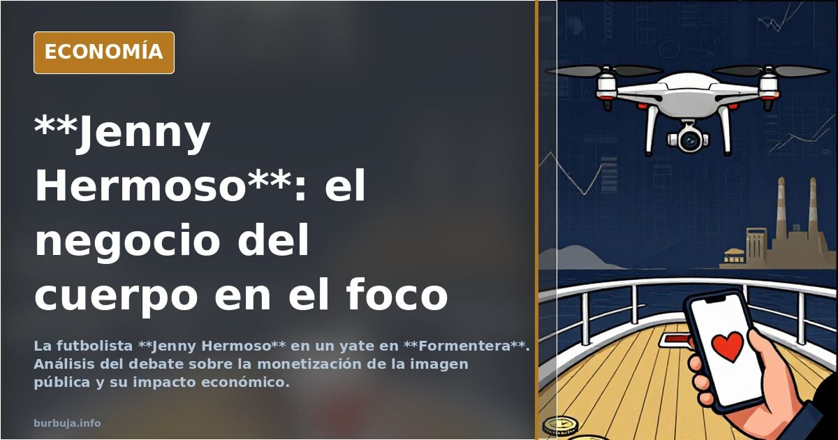 Jenny Hermoso en un yate en Formentera