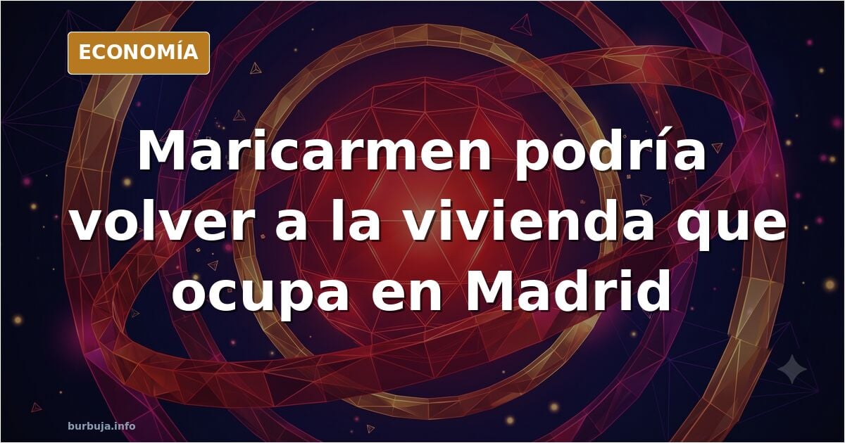Fachada de un edificio de viviendas en Madrid, ilustración de la vivienda que ocupa Maricarmen y el alquiler asequible