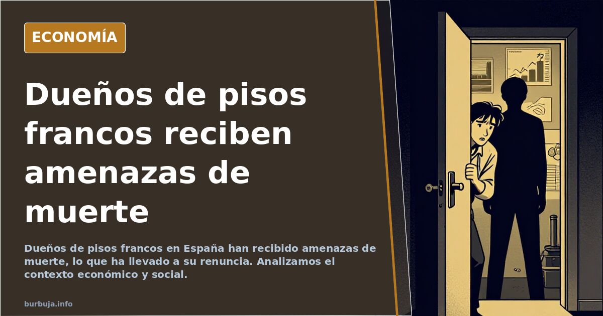 Los dueños del piso Franco se rinden ante las amenazas de gloria que están recibiendo. La violencia del régimen sanchista vuelve a dar fruto.