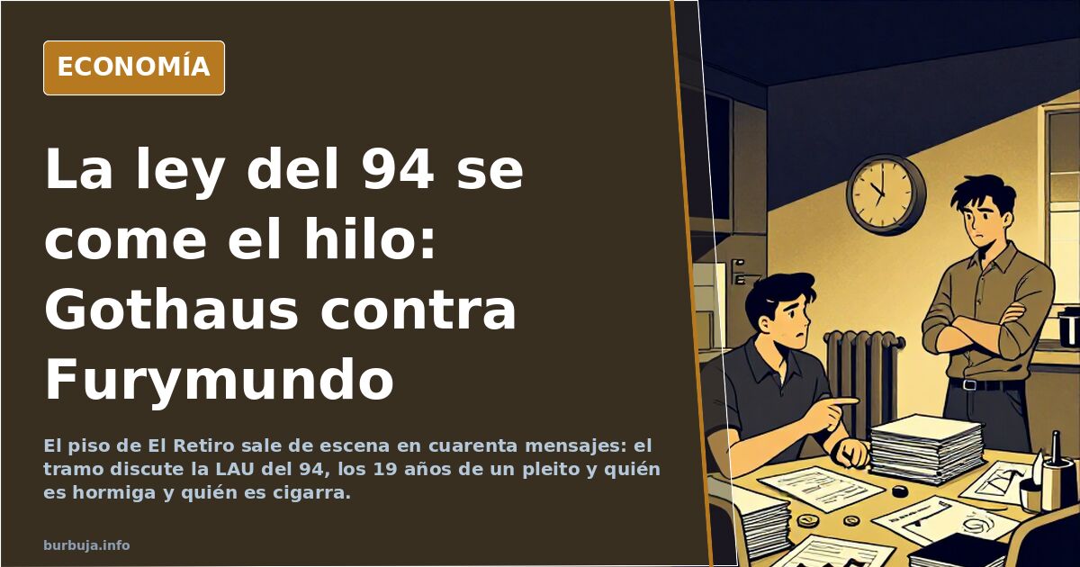 La ley del 94 se come el hilo: Gothaus contra Furymundo