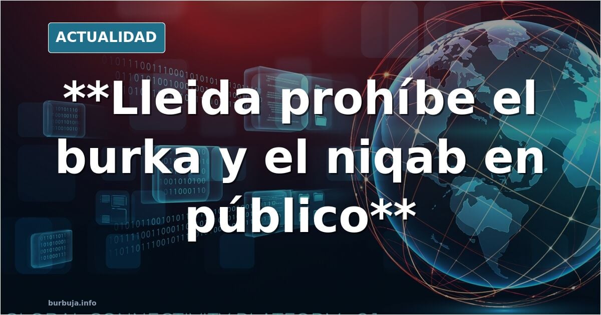 El PP vota en contra de prohibir el burka