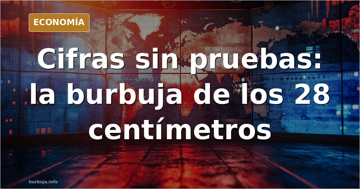 Gráfico editorial azul marino y oro con una cinta métrica junto a una curva de datos y el concepto de micropene