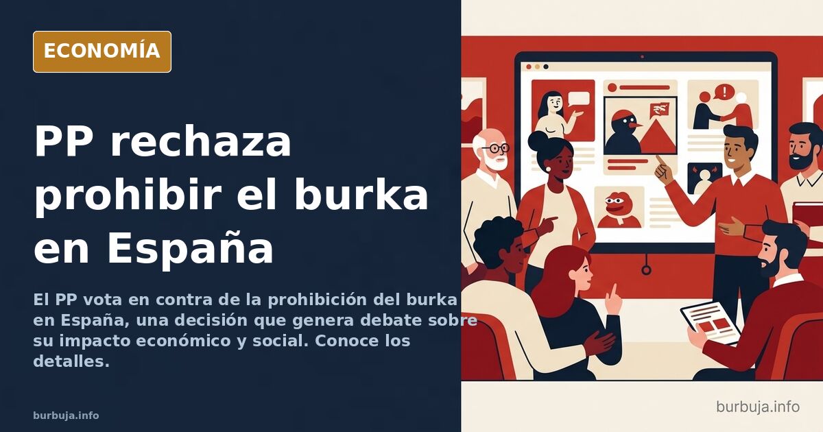 El PP vota en contra de prohibir el Burka