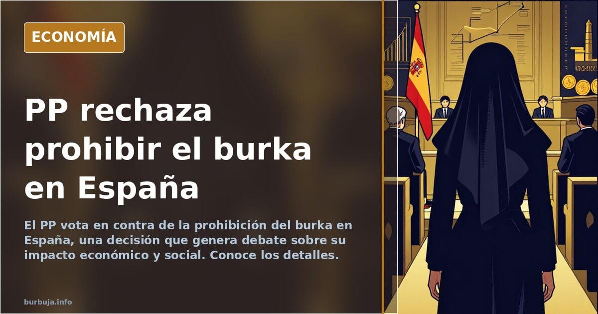 El PP vota en contra de prohibir el Burka