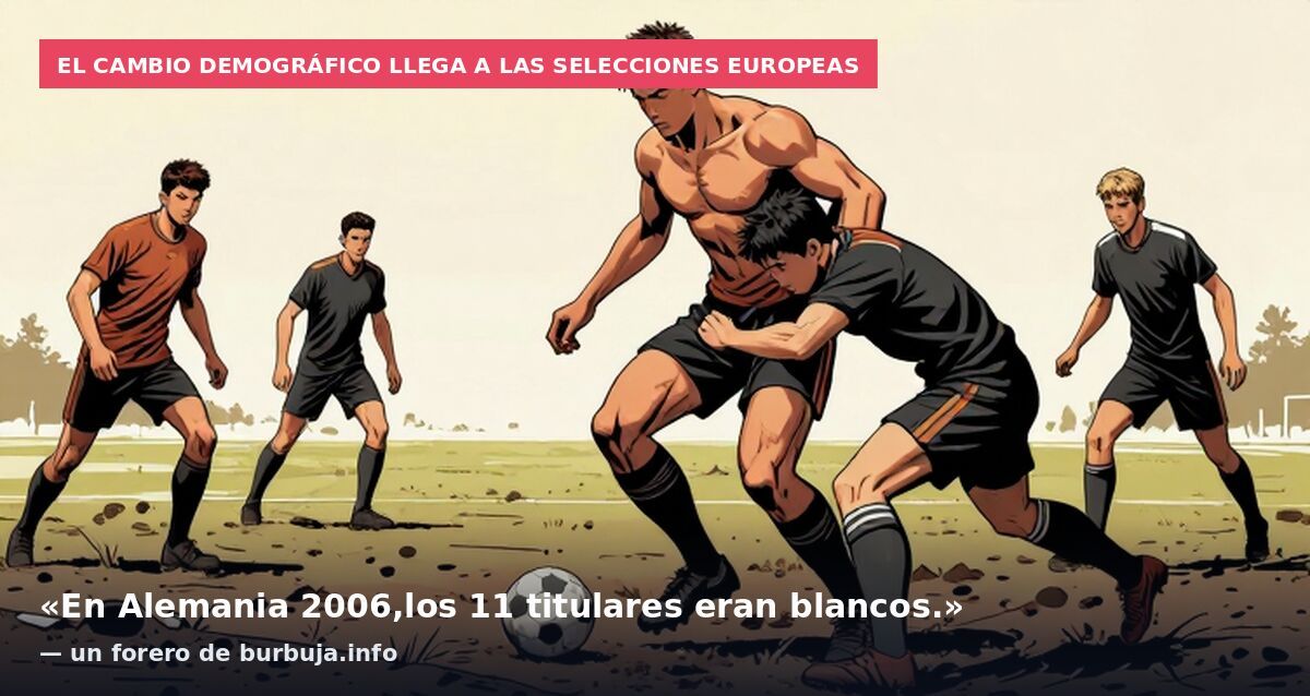 El cambio demográfico llega a las selecciones europeas: «En Alemania 2006,los 11 titulares eran blancos.» — un forero de burbuja.info