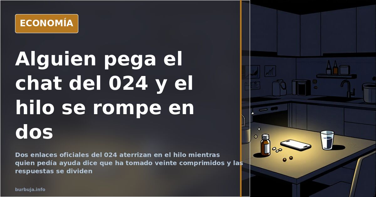 Alguien pega el chat del 024 y el hilo se rompe en dos