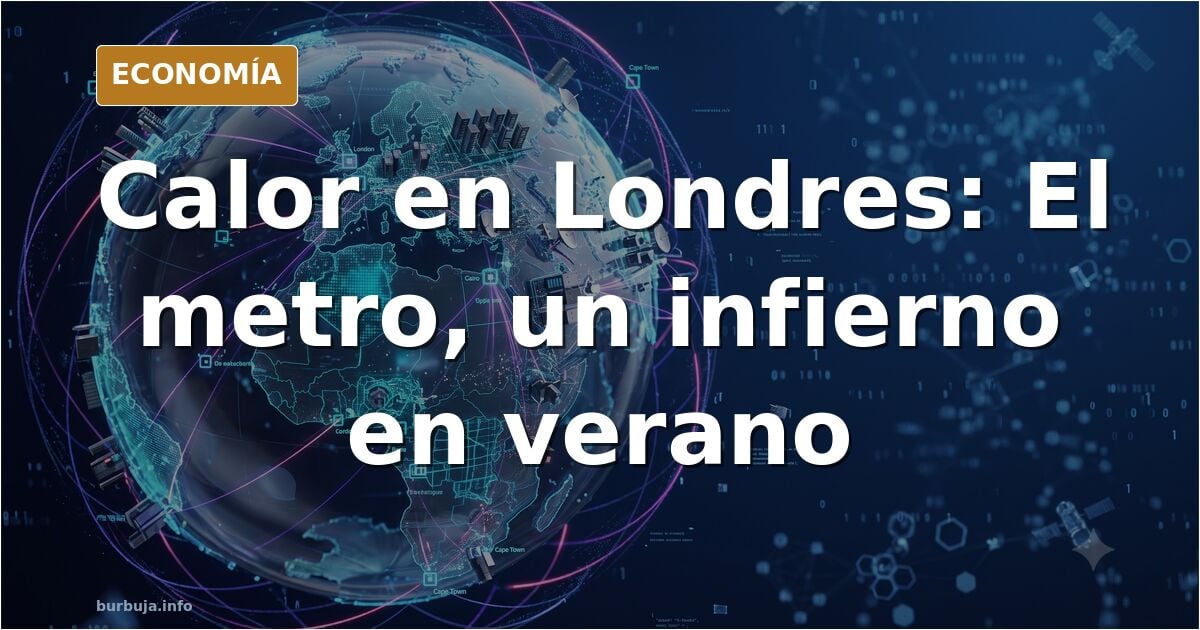 La tortura del transporte público de Londres en los meses de verano