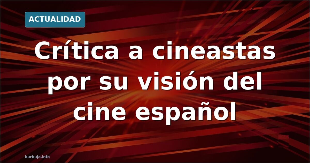 Alguien lo tenía que decir y él lo dijo .
Directo a Los Javis a los directores de cine .‼️
Bravo por este Señor