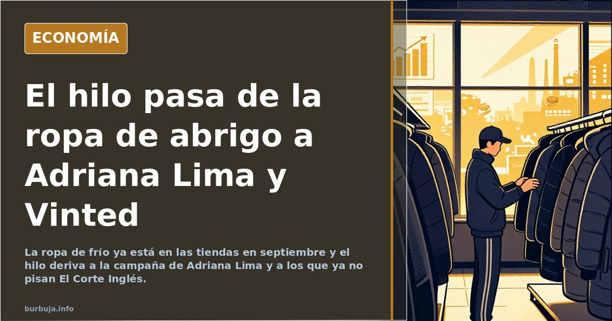 El hilo pasa de la ropa de abrigo a Adriana Lima y Vinted