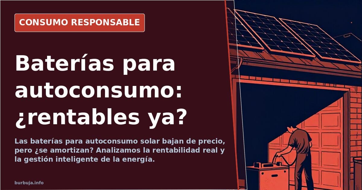 ¿Ya son rentables las baterias? Opiniones