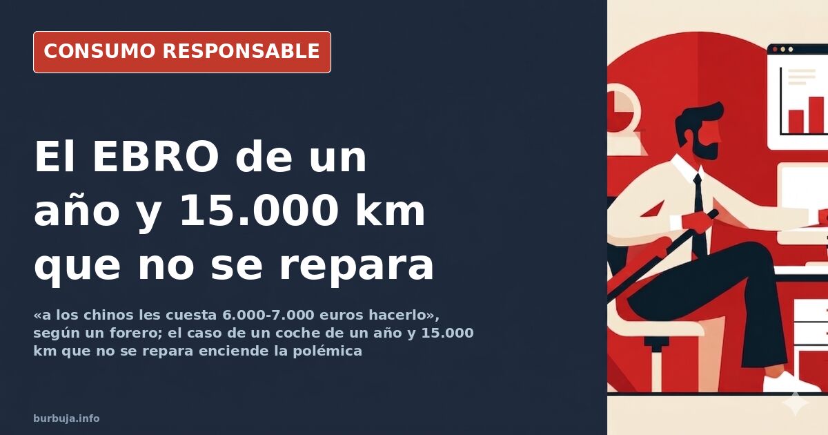 Why a 15,000 km Ebro isn’t repaired after a crash