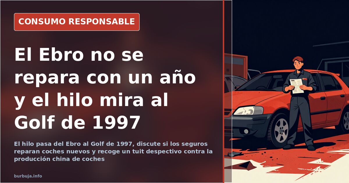 El Ebro no se repara con un año y el hilo mira al Golf de 1997