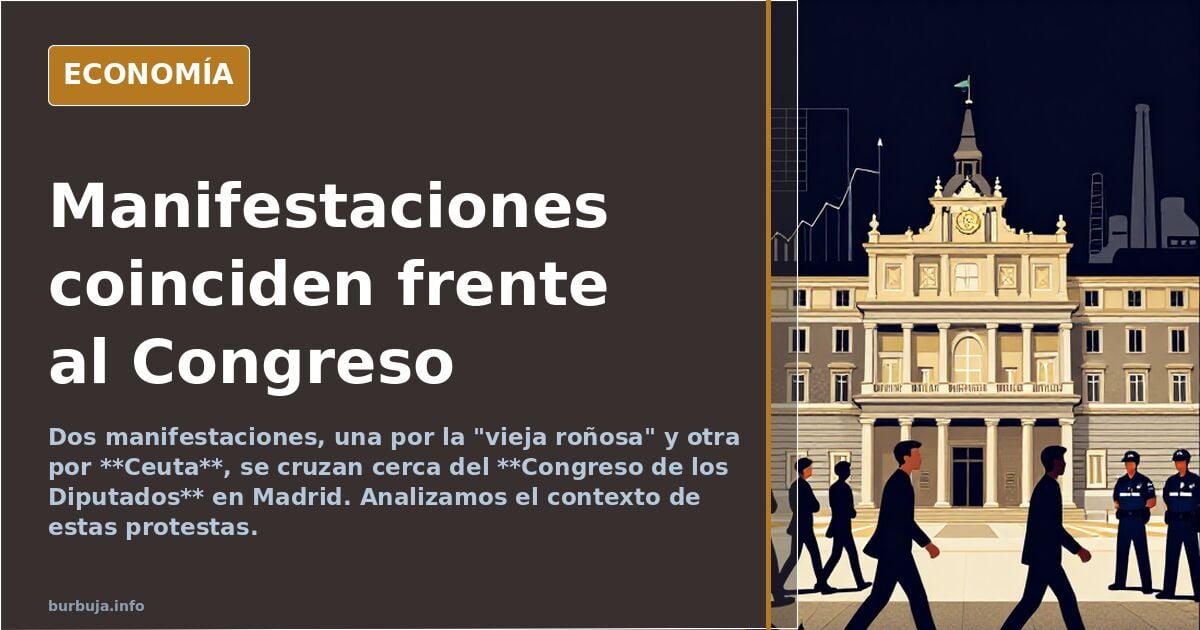 Los rojos la van a liar parda. Las 2 manifas de izquierda y derecha se juntan en El Congreso...