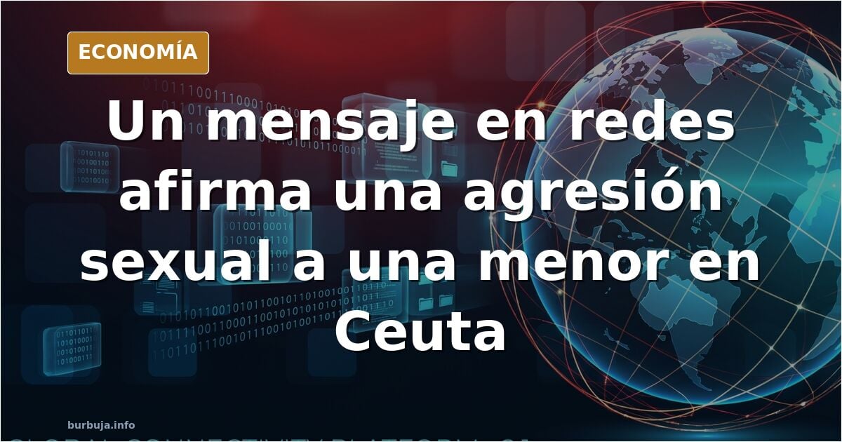 Ilustración editorial sobre la reacción en un foro ante un mensaje no confirmado sobre una agresión sexual a una menor en Ceu