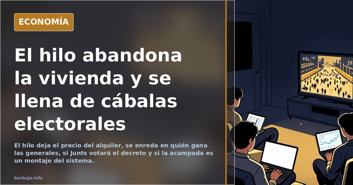 Se repite la engaña del 15M: La manifestación por la vivienda desemboca en una gran acampada en Sol: "O nos sacan a palos, o nos quedamos aquí"