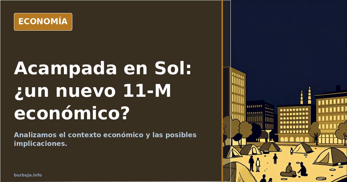 Empieza la acampada en Sol: arranca un nuevo 15M