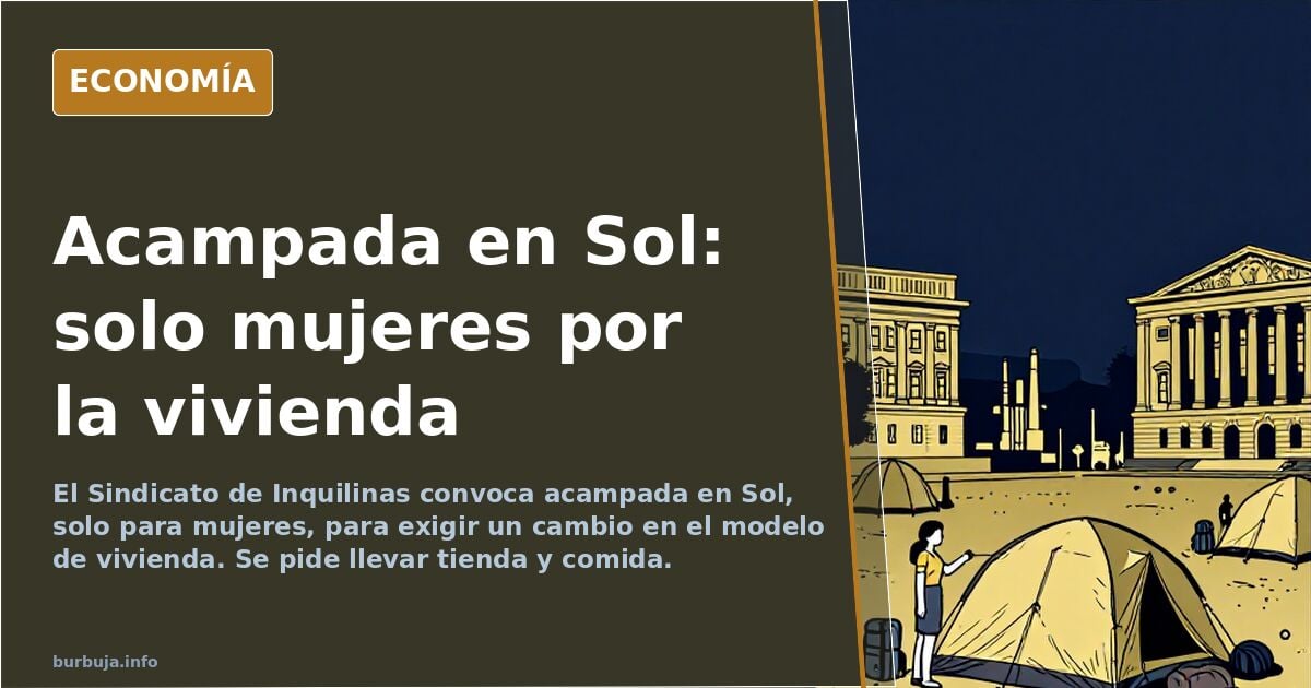 Acampada de Sol: ¿solo para mujeres? Debate abierto