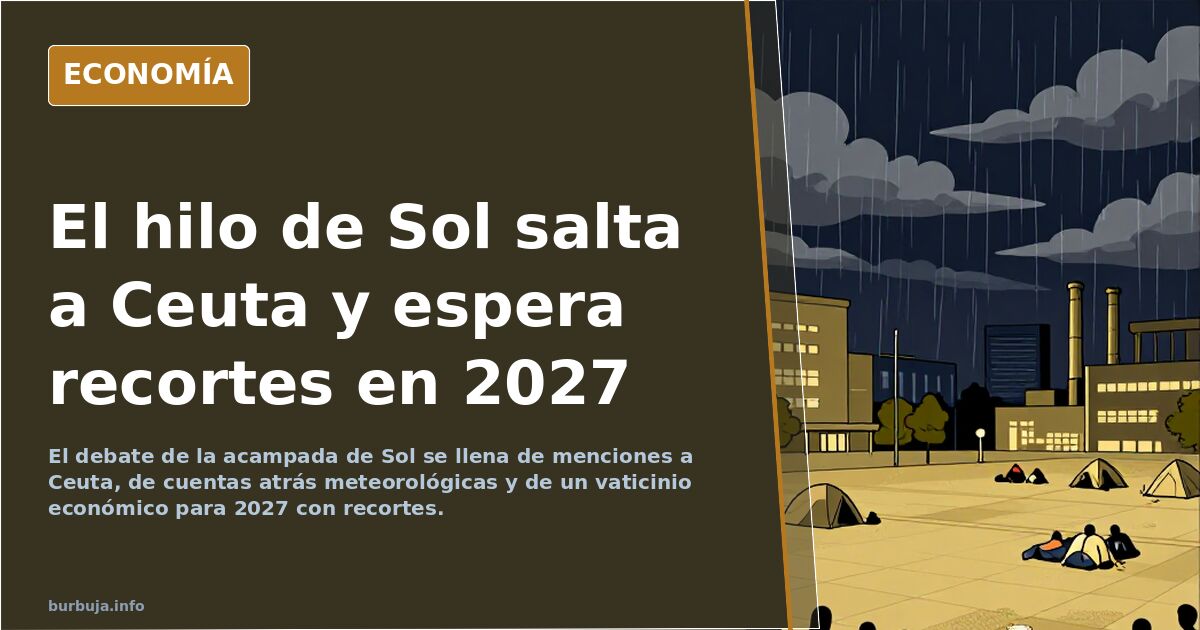 El hilo de Sol salta a Ceuta y espera recortes en 2027