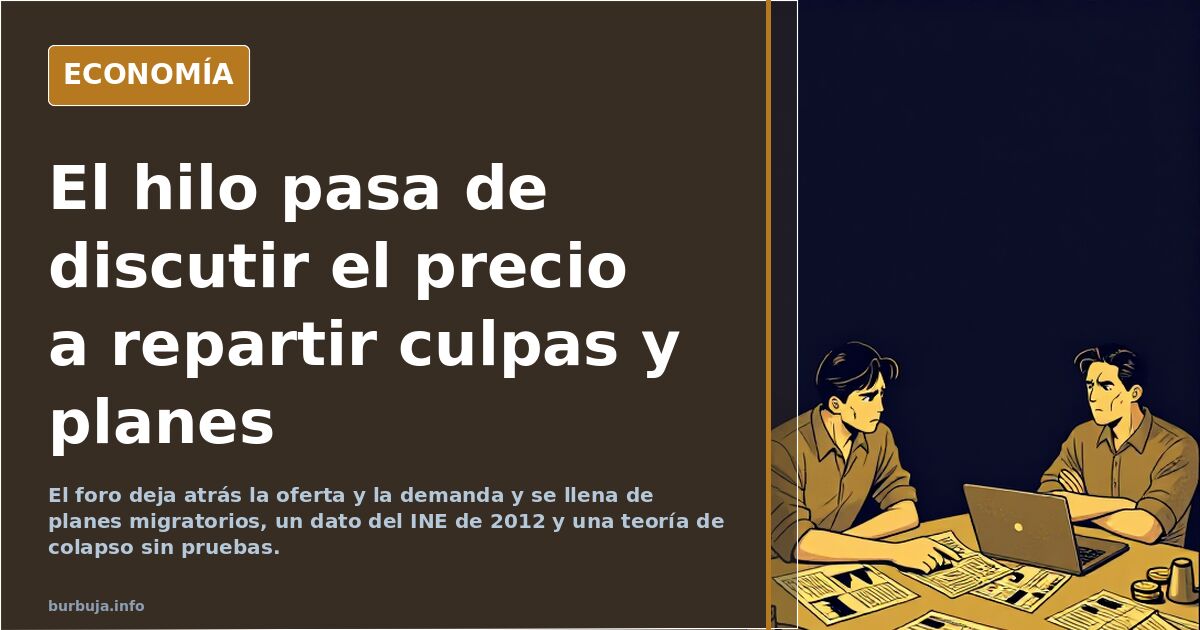 El hilo pasa de discutir el precio a repartir culpas y planes