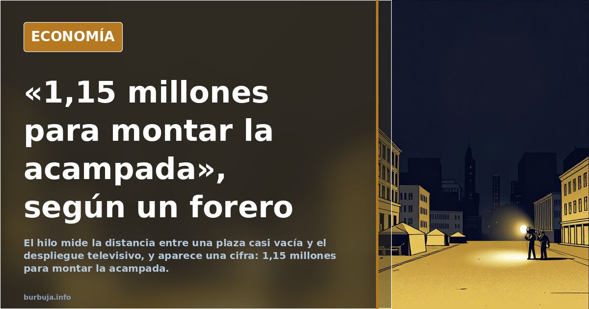 Irene y Pablo acampan en el nuevo 15-M BROOOOOOOTAL