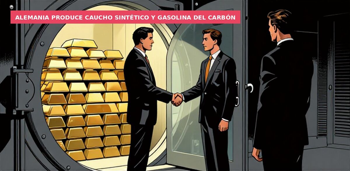 Alemania produce caucho sintético y gasolina del carbón