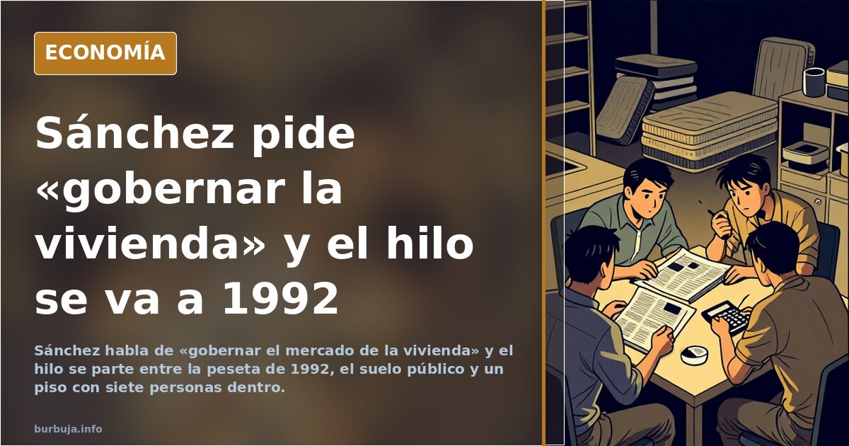 El problema de la vivienda NO TIENE SOLUCIÓN