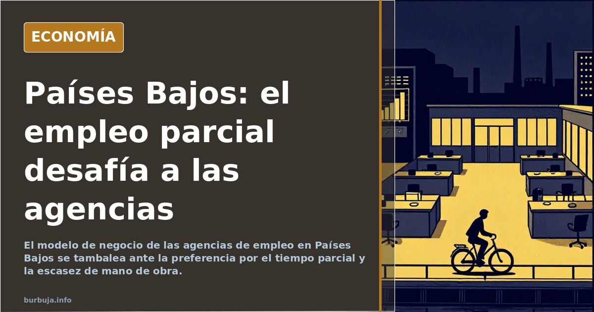 La revolución laboral de Países Bajos, la economía donde casi nadie quiere trabajar a tiempo completo, golpea a las poderosas agencias de empleo