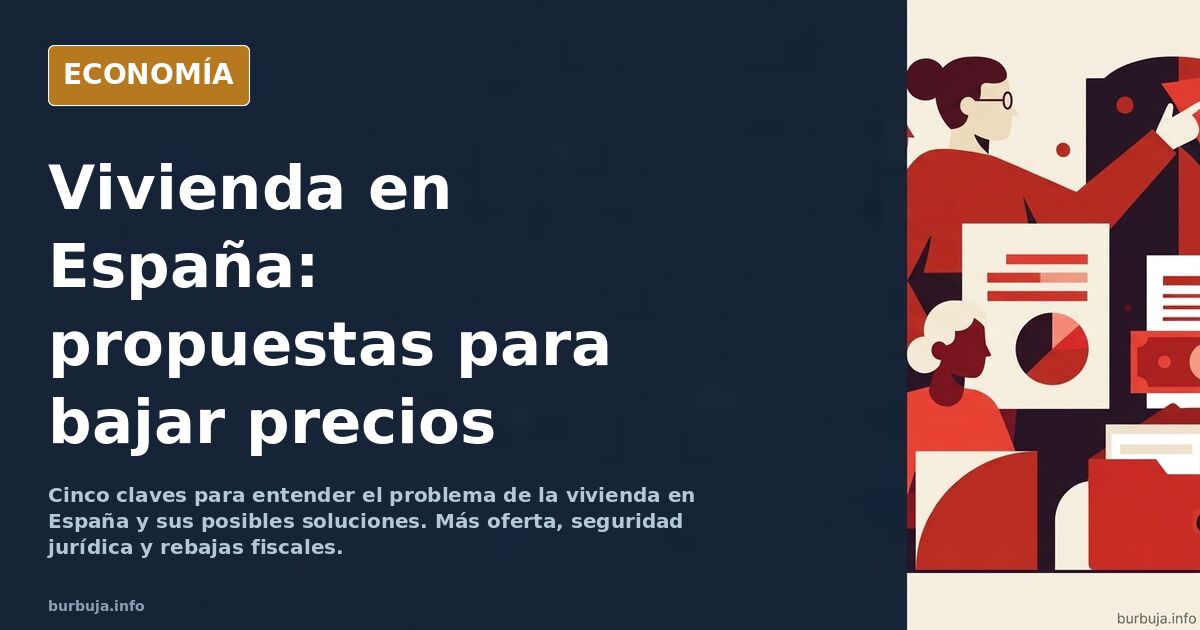 ¿Cómo resolver el problema de la vivienda en España?
