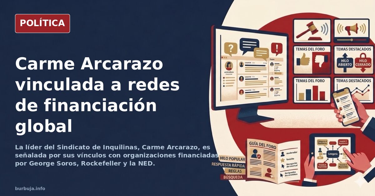 Gentes nuevas no tan nuevas: Carme Arcarazo, a jornada de Soros.