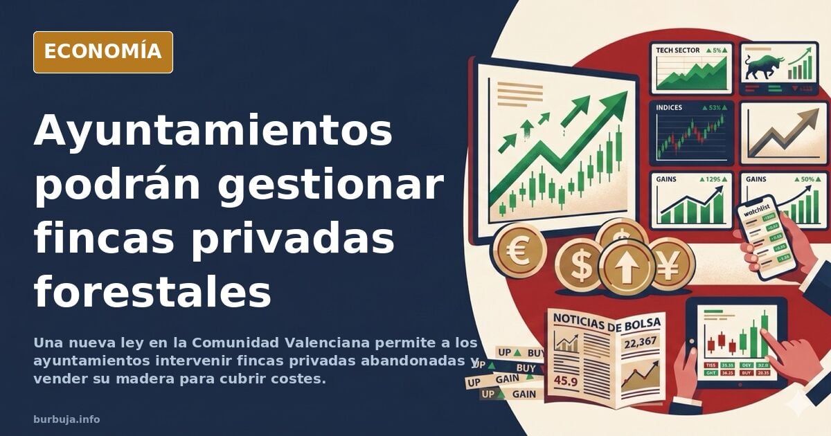 Los ayuntamientos podrán intervenir fincas privadas de los montes y vender la madera que extraigan