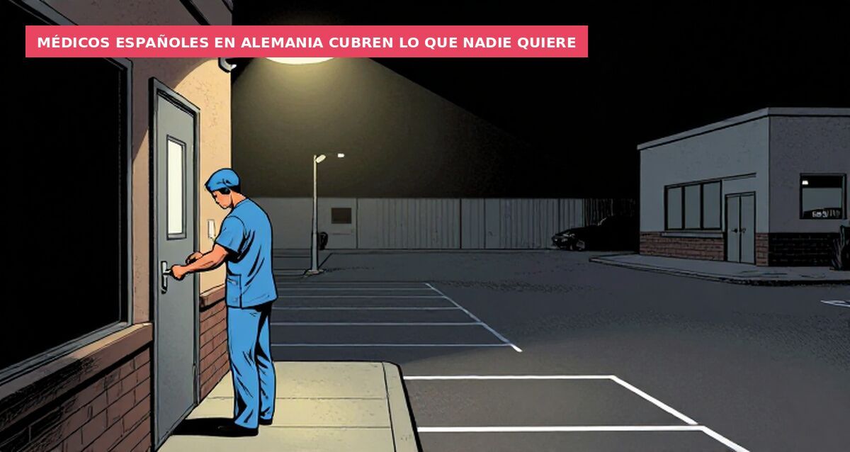 Médicos españoles en Alemania cubren lo que nadie quiere