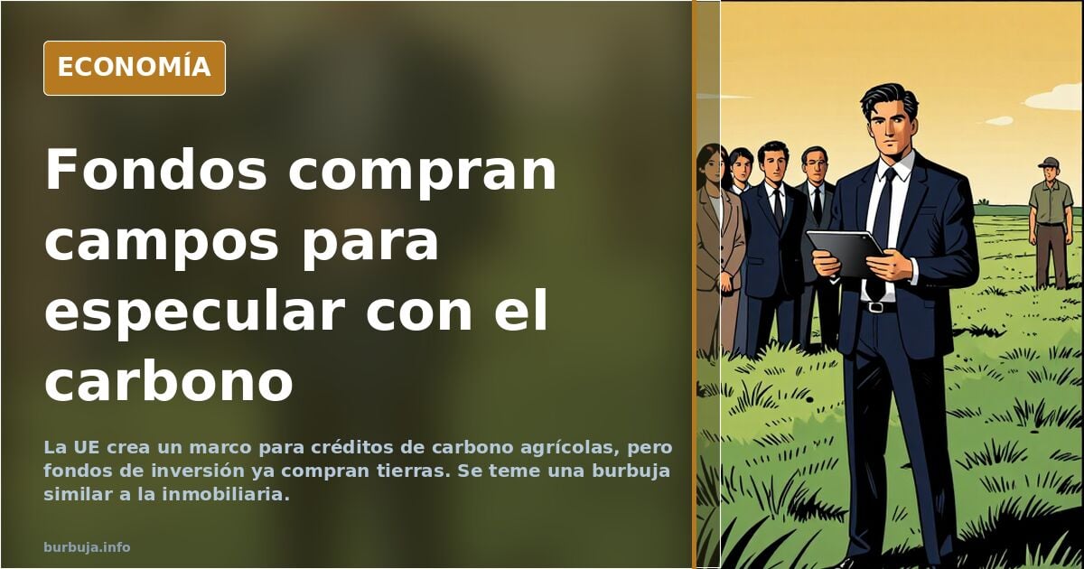 La burbuja del carbono: Wall Street quiere comprar el aire de tus campos (y tú ni te has enterado)