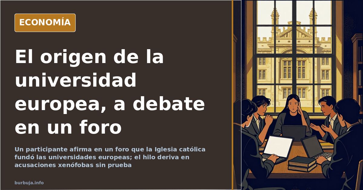 Ilustración sobre el origen de las universidades: madrasa fundada por una mujer y universidad medieval europea frente a frent