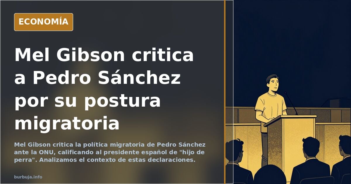 Mel Gibson ve a Pedro Sánchez y dice: I like the fruit